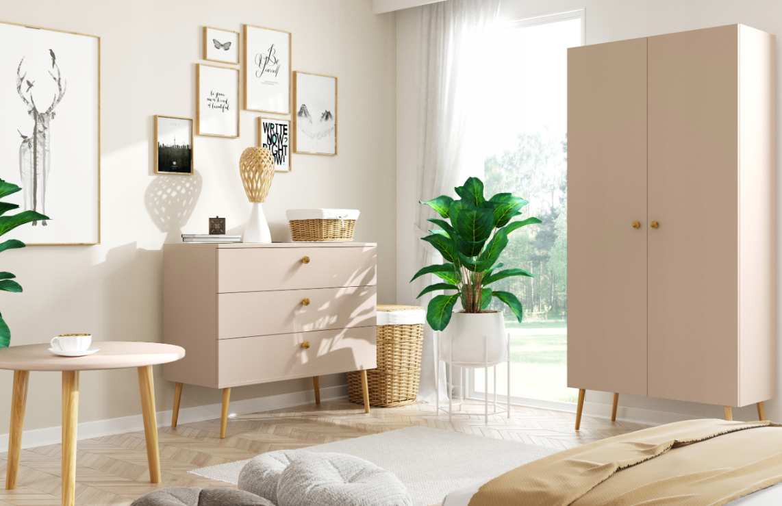 ROSE kolekcja beżowa aranżacja